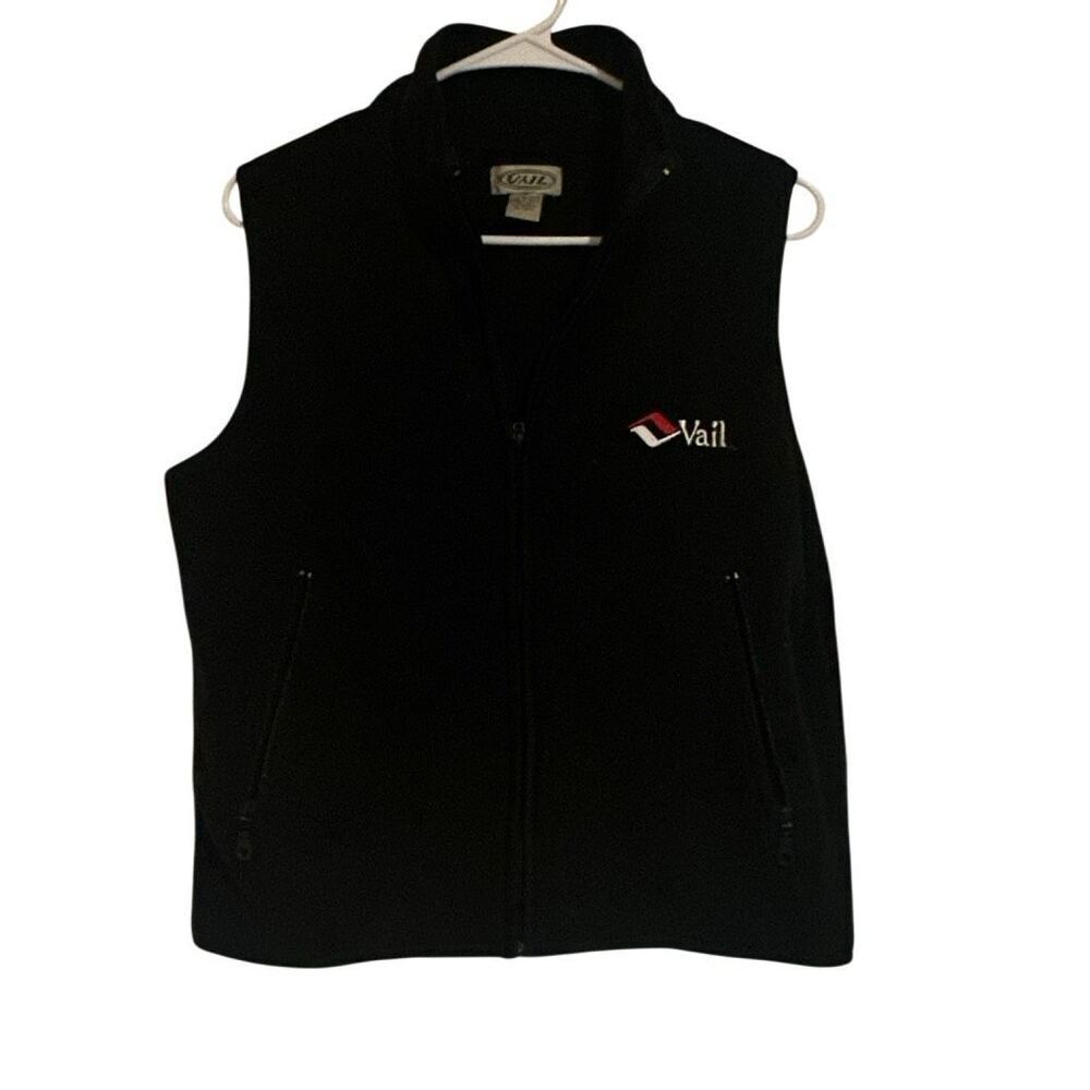 Vail fleece, zippered vest, with pockets ladies size medium
